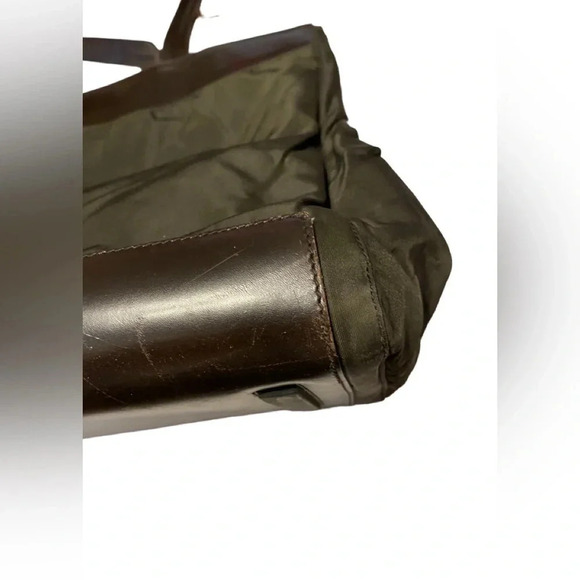 Prada Tote Shoulder Bag 1990s Logo Patch Tote Bag - Picture 6 of 16